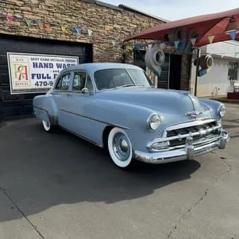 Classic Chevrolet hand-washed and shining